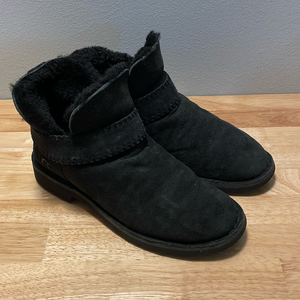 UGG McKay Black Suede Booties - Picture 4 of 10